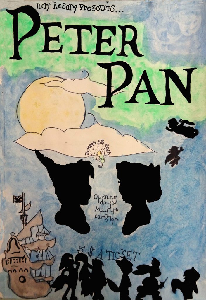 peter pan tree copy space
