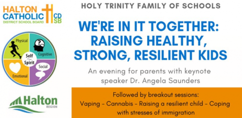 We're In It Together: Raising Healthy, Strong, Resilient Kids @ Holy Trinity Catholic Secondary School
