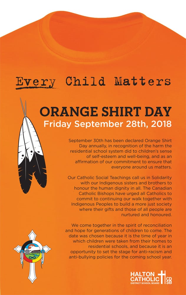 Orange Shirt Day Poster Management And Leadership